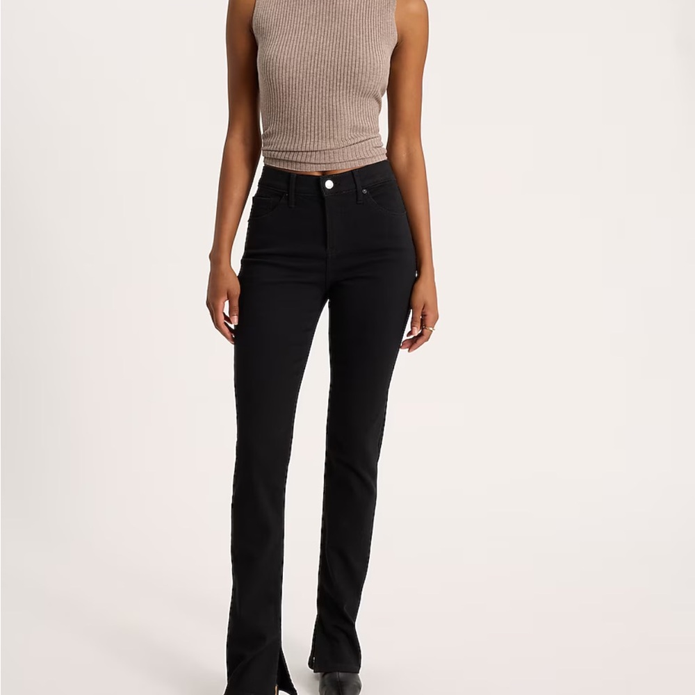 Express Black Boot Cut Jeans